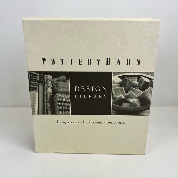 Hard Cover Pottery Barn Library Bed Bath Living Design Three Book Collection Set - Picture 1 of 16